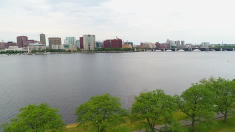 Aerial-reveal-Charles-River-Boston-MA