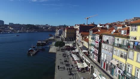 Vista-aérea-de-Oporto,-Portugal