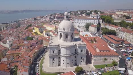 portugal-summer-day-lisbon-cityscape-church-of-santa-engrÃ¡cia-top-aerial-panorama-4k