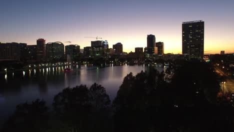 Downtown-Orlando-Twilight-Aerial