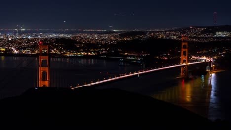 Puente-Golden-Gate-en-San-Francisco-en-Timelapse-de-noche