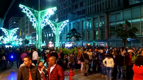 Winter-Festival-in-Bogotá,-Colombia