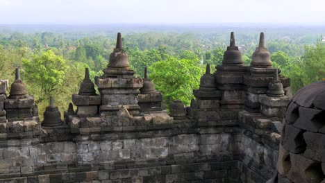 Borobudur-Temple-in-the-morning.-Java,-Indonesia.-UHD