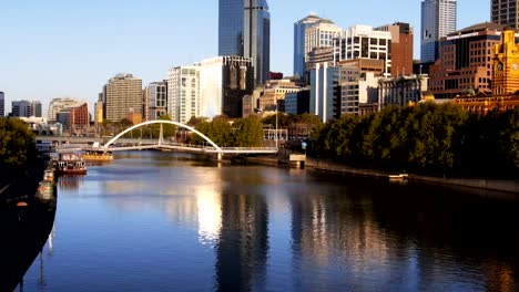 Yarra-River-Reflexionen