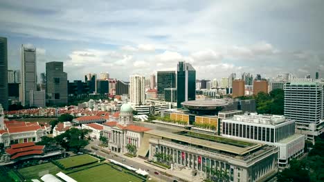 Aerial-Video-Stadt-Skyline-von-Singapur.