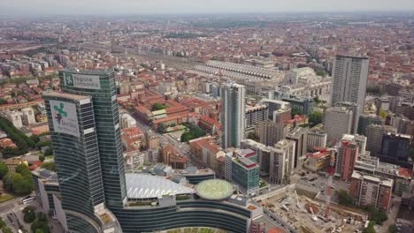 sonnigen-Tag-Mailand-Innenstadt-aerial-Panorama-4k-Italien