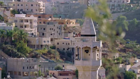 Overview-of-an-Arab-city-in-Israel-with-a-large-mosque-rising-above