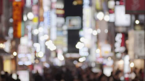 Softfocus---Night-scenery-of-Japanese-entertainment-area-Kabukicho-Shinjuku