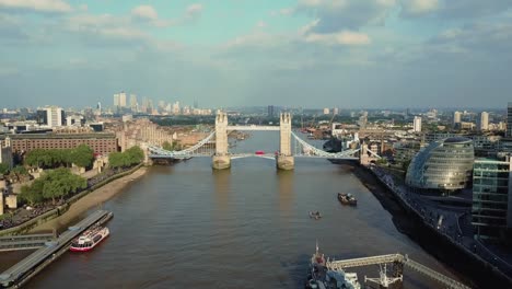 Amazing-aerial-view-of-the-Tower-bridge-in-London