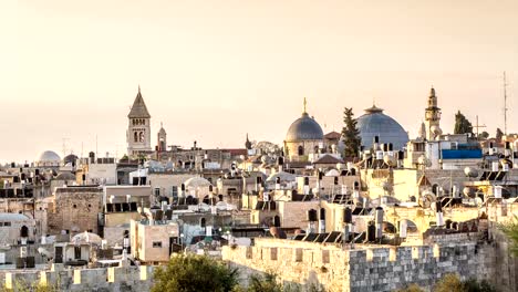 Sunrise-over-christian-quater-of-old-Jerusalem