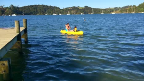 Mother-And-Daughter-Kayaking