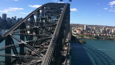 Lapso-de-tiempo-vista-aérea-del-puente-de-la-bahía-de-Sydney
