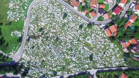 Flying-over-Bosnian-graveyard