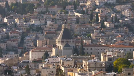 The-city-of-Nazareth-with-the-basilica-of-the-annunciation