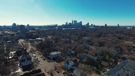 Las-ciudades-gemelas-de-Minneapolis-Minnesota-aérea-Drone