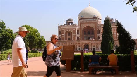 Tumba-de-emperador-de-Mughal-Humayun-en-Delhi