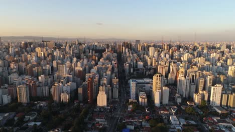 Aerial-View-of-Sao-Paulo-city,-Brazil