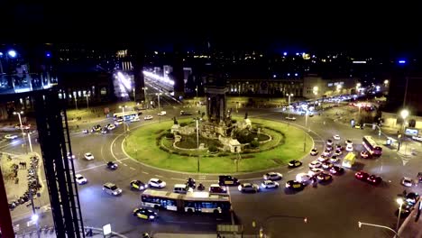 Vista-de-Placa-Espanya-desde-la-parte-superior-del-centro-comercial-Arenas-de-Barcelona