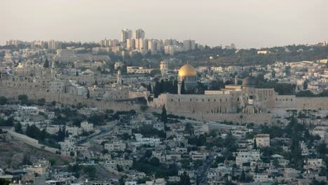 Haube-des-Felsens-von-Haas-Promenade,-jerusalem