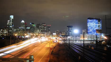 Skyline-von-Philadelphia-&-I-76