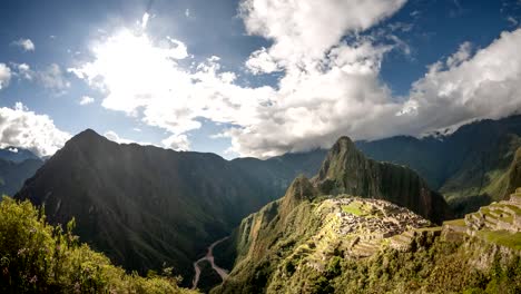 Wide-Angle-Time-Lapse-Video-Of-Machu-Picchu-In-Peru