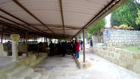 Ruins-of-Byzantine-Monastery-on-Shepherd's-Fields-in-the-the-village-Beit-Sahour-(Bait-Sahur)-near-Bethlehem,-West-Bank,-Middle-East