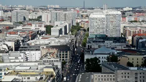 car-multi-lane-traffic-at-Potsdamer-Platz-Berlin,-Germany