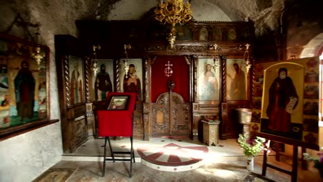 Inside-Of-Old-Church-Made-In-Rock-Mountain-2