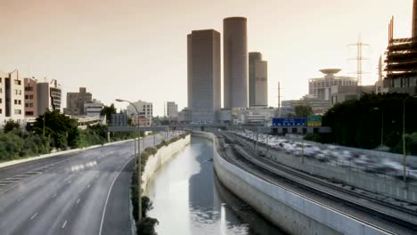 Tel-aviv-auf-dem-ayalon-Tag-langsam-s