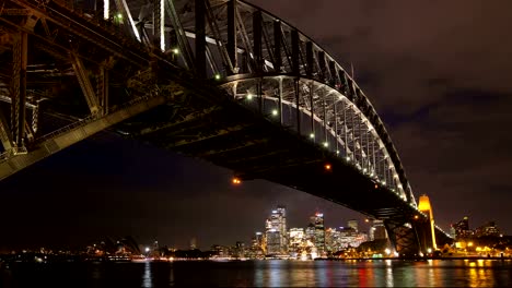 Sydney-City-view-dusk-timelapse