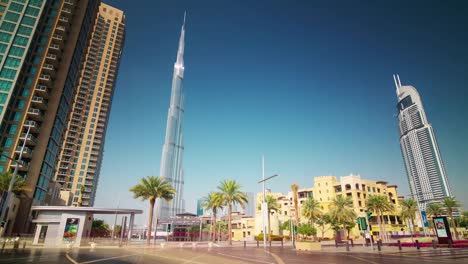 Dubai-Tag-höchste-Gebäude-weltberühmte-Hotel-anzeigen-4-k-Zeit-verfallen-Vereinigte-Arabische-Emirate