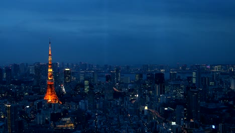 Landschaft-der-Stadt-Tokio