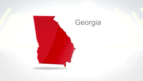 Motion-Graphics-3D-animation-of-the-american-state-of-Georgia