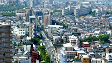 Zeitraffer-der-Stadt-Tokio