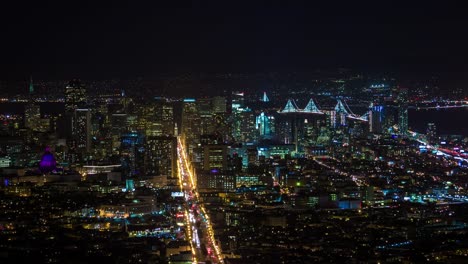 San-Francisco-Skyline-noche-Timelapse-cerrar