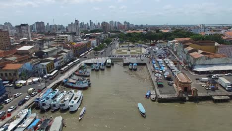 Aerial-View-of-Belem-do-Para,-Brazil