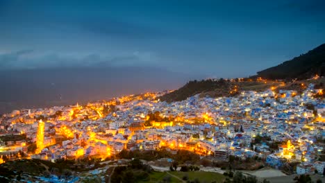 Chefchaouen-al-atardecer-alejar-timelapse