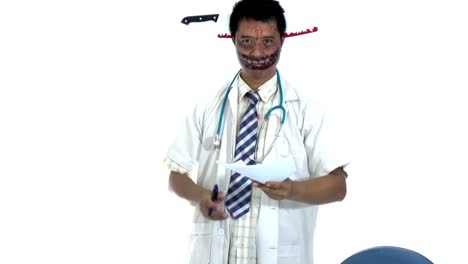 Crazy-doctor-davil-in-halloween-themes