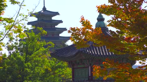 Palacio-de-Gyeongbokgung-en-otoño-de-Corea-del-sur