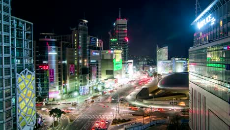 Seoul-of-South-Korea.-Beautiful-night-city-timelapse.