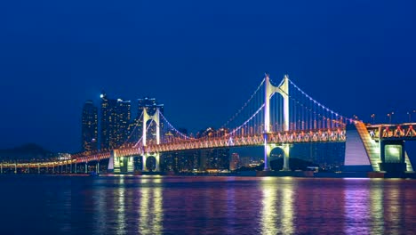 Timelapse-of-Gwangan-bridge-in-Busan-Korea