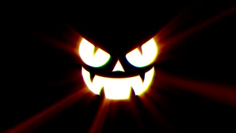 Halloween-Pumpkin-Animation,-Rendering,-Background,-Loop