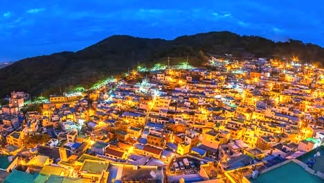 4k-Time-lapse-sunrise-at-Gamcheon-Culture-Village-in-Busan-South-Korea