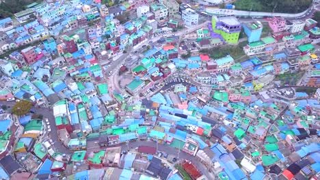 Aerial-view-Culture-Village-in-Busan-South-Korea