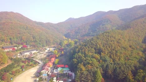 Aerial-view-of-Wawoo-Temple-Yongin-South-Korea