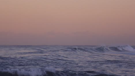 Timelapse-shot-of-Chuam-Beach-in-Donghae-si,-Gangwon-South-Korea.