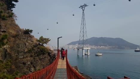 Teleférico-de-Songdo-Marina-Amnam-Park