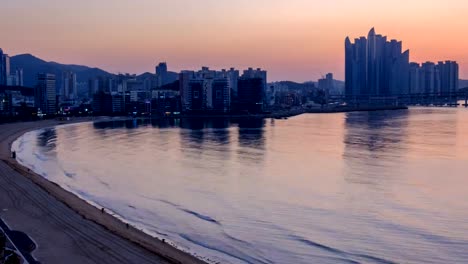 Busan-beach,-South-Korea