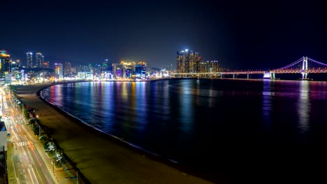 Busan-beach,-South-Korea