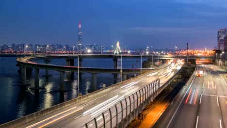 Time-lapse-4K-of-Seoul-City,South-Korea.